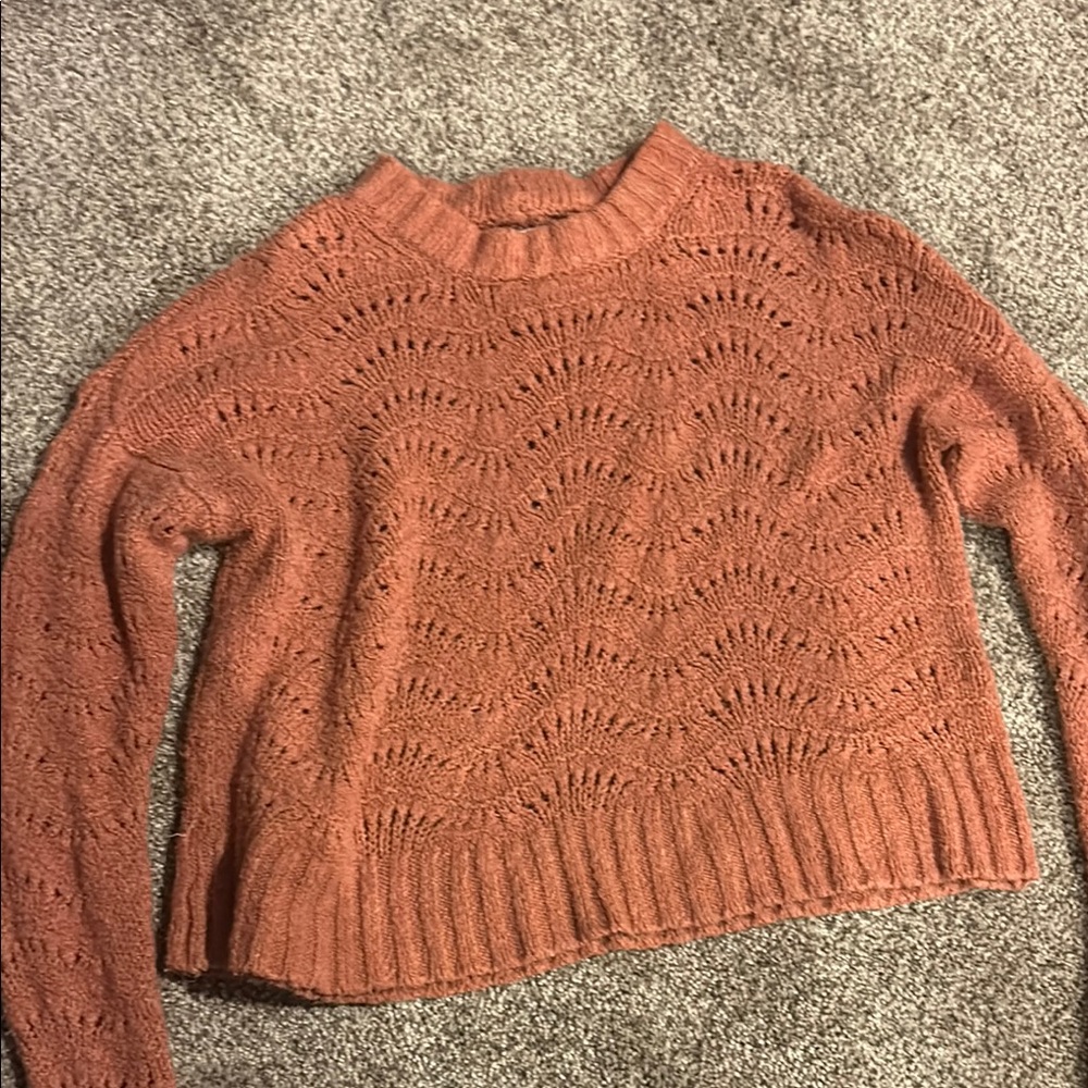 Rust Knit Women's Sweater